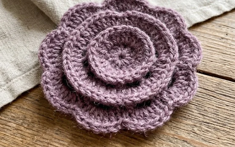 How to Make a Spiral Crochet Flower Applique in 2026!