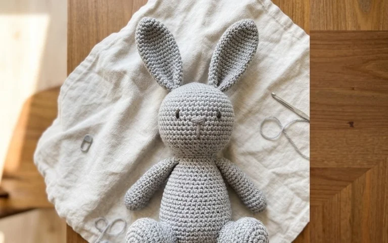 Plush Crochet Bunny Ellie PDF Amigurumi Free Pattern