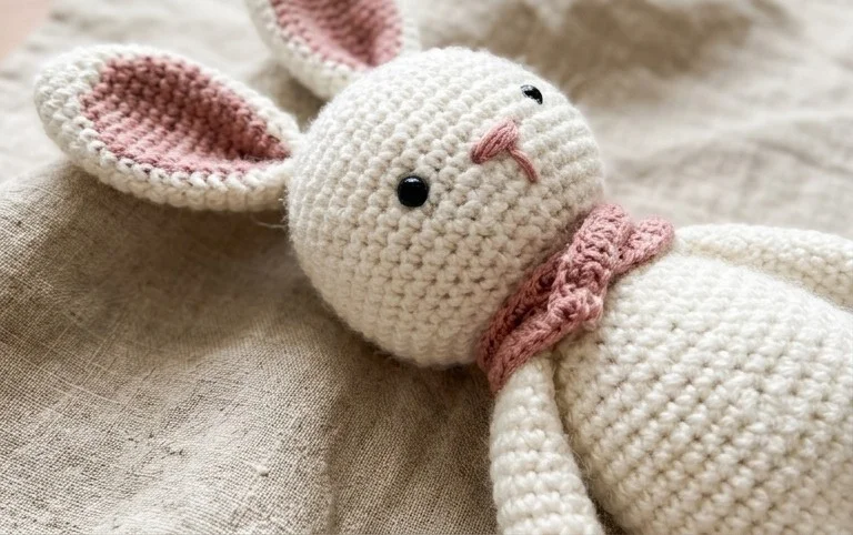 Lapin avec Fleur Sur l’oreille – Tutoriel Amigurumi Détaillé